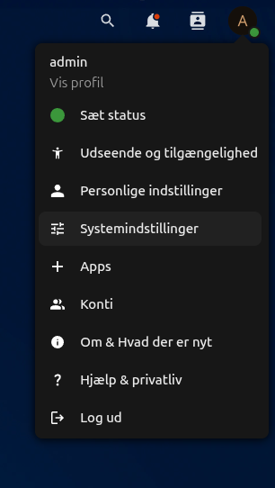 EscapeCloud-Nextcloud-Personlige-instillinger